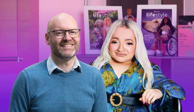 Photograph of Nigel Fletcher and Samantha Renke.