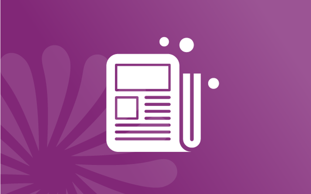 Document icon on a purple background.