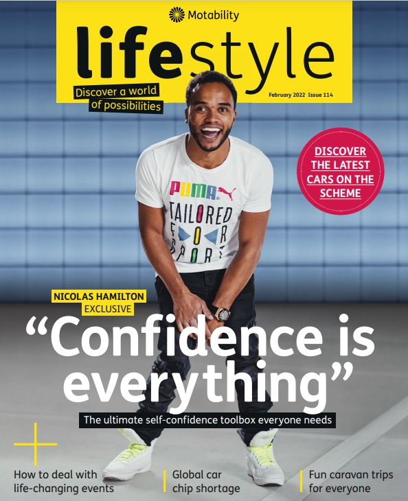 Lifestyle February 2022 front cover of a smiling man.